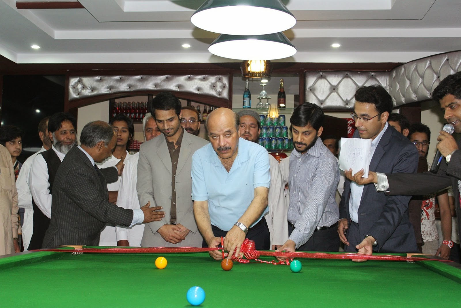 SKM Sports Blog Shahram's Snooker Lounge inaugurated in Islamabad with