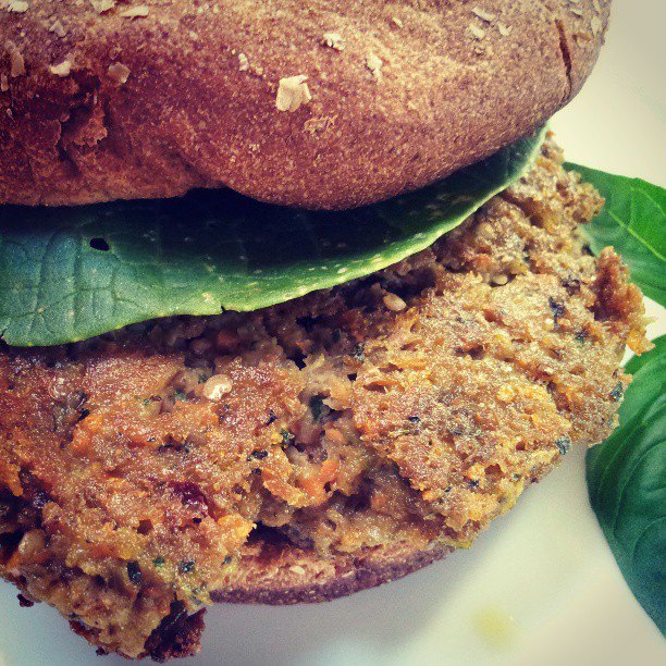 Napa Farmhouse 1885™ Eggplant Fritter Burgers with Sriracha Chili Mayo