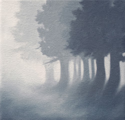 fog oil paintings grey mountain mist waters baker dawn woodland prayers 6x6 canvas