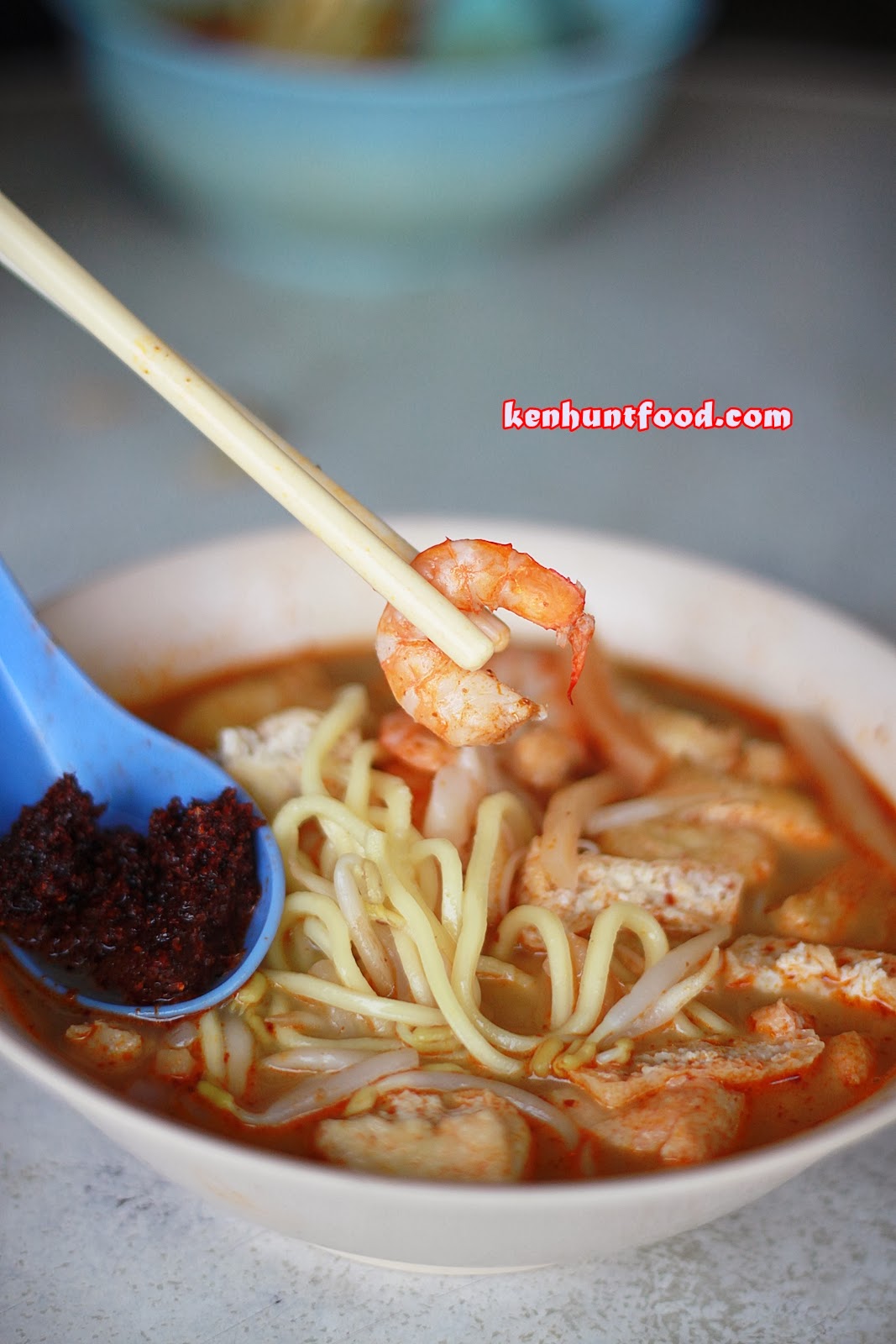 KEN HUNTS FOOD Penang Curry Mee @ Lorong Seratus Tahun, Georgetown