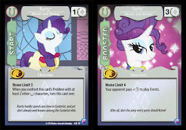 My Little Pony Rarity, Mover and Shaker Canterlot Nights CCG Card