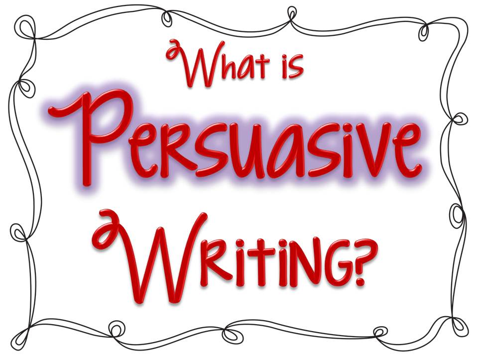 Persuasive Writing Fun In First