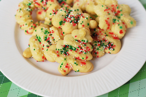 Spritz Cookies from Fake Ginger on @KatrinasKitchen