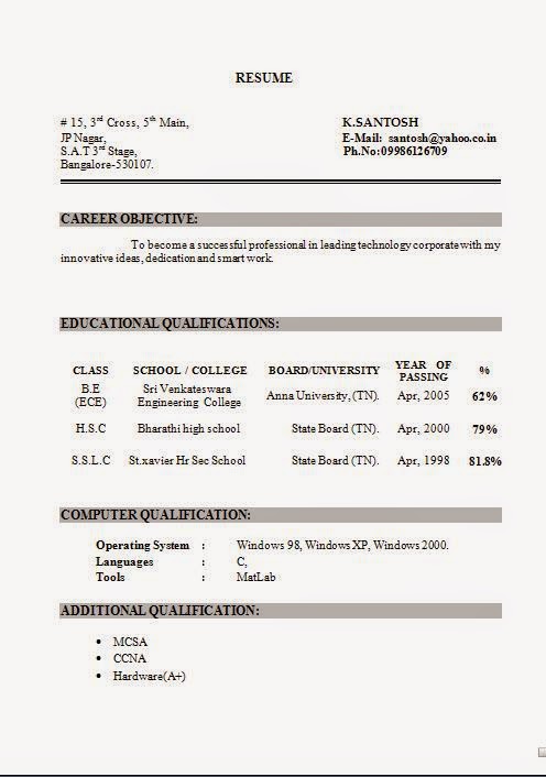 resume in word document