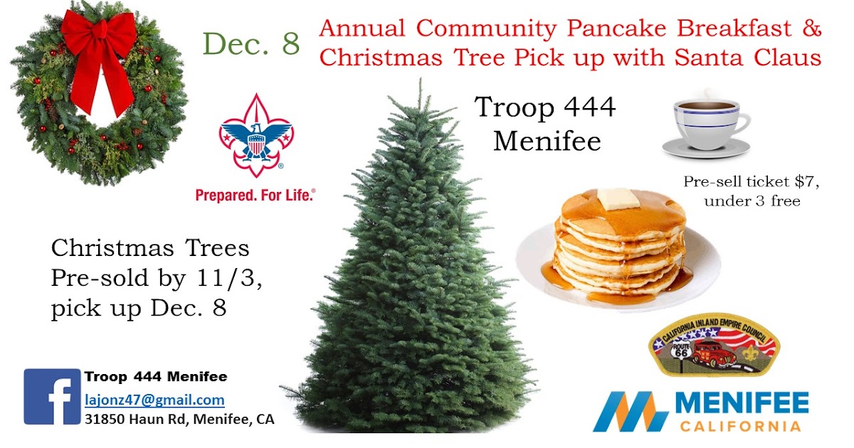 Boy Scout Troop 444 sponsors Christmas tree sale Menifee 24/7