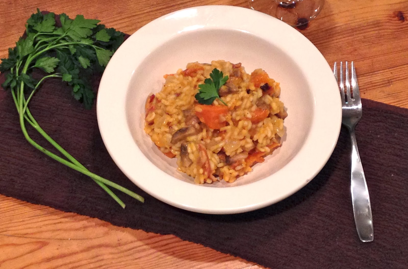 Bacon and Butternut Squash Risotto