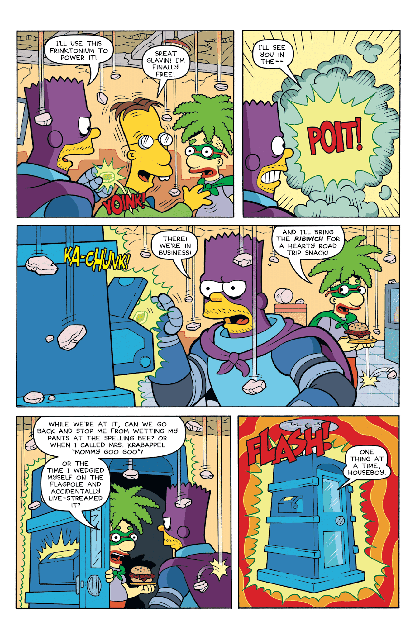 Read online Simpsons One-Shot Wonders: Bartman Spectacularly Super Secret Saga comic -  Issue #3 - 13