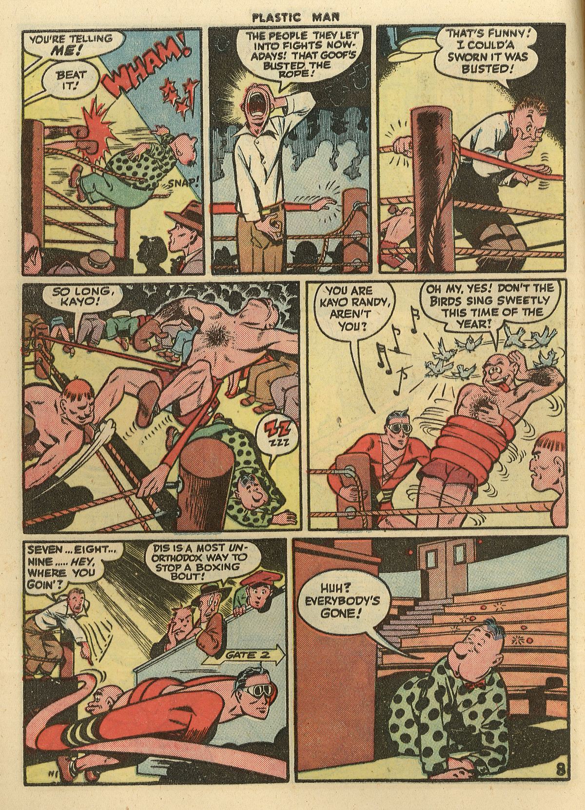 Read online Plastic Man (1943) comic -  Issue #3 - 10