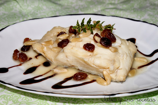 Bacalao Agridulce microondas