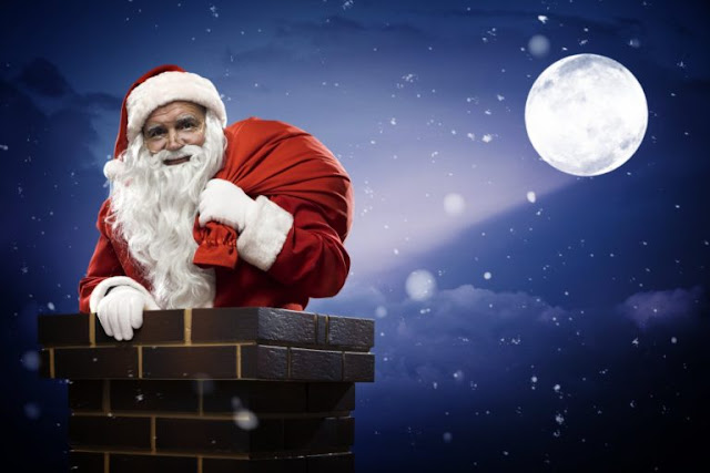 Real photo of Santa Cluse Real photo of Santa Cluse