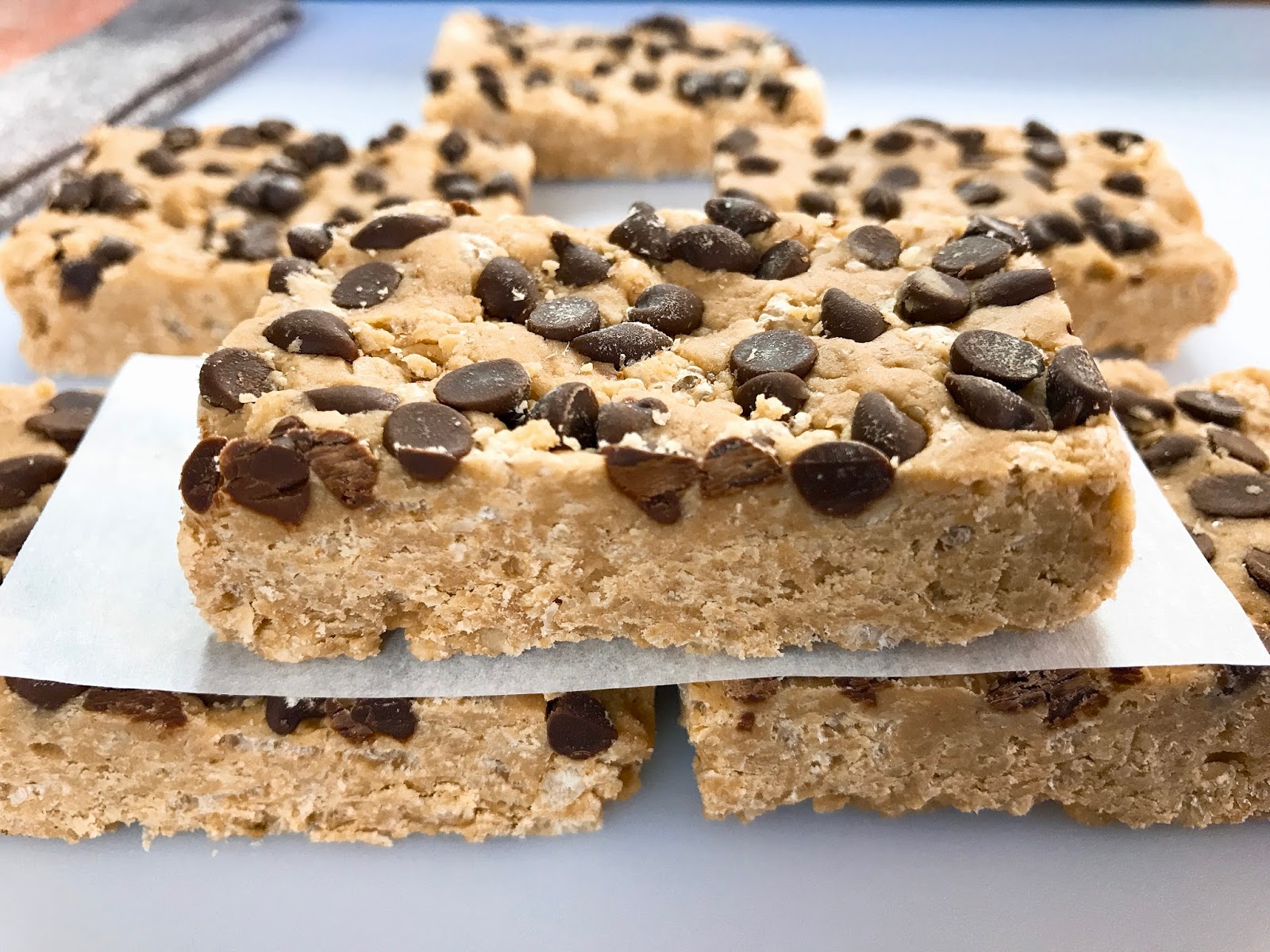 Flourless Protein Crunch Bars (glutenfree, vegan, no bake)