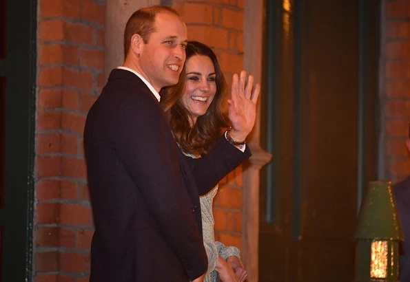 Kate Middleton wore a Missoni metallic lurex midi dress