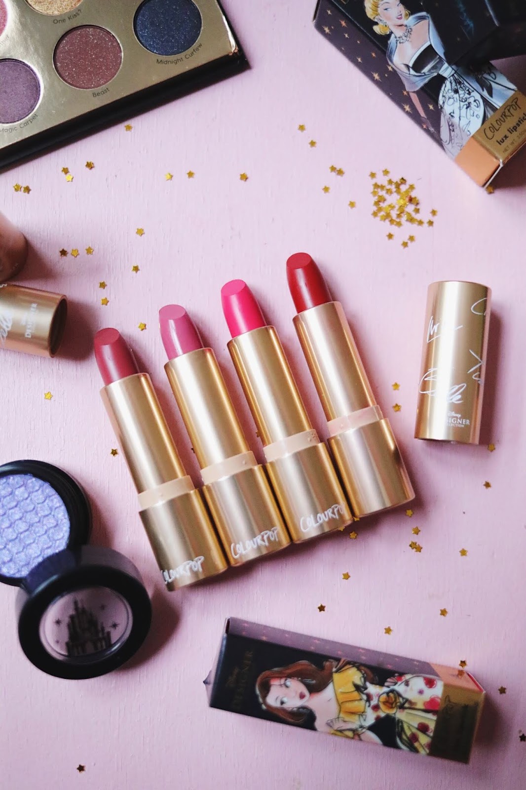 COLOURPOP , DISNEY , DISNEY DESIGNER,A Whole New World,Its A Princess Thing,