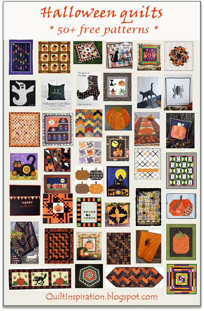 Quilt Inspiration: Free Pattern Day: Halloween