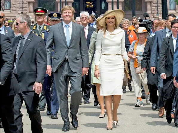 King Willem-Alexander and Queen Maxima of The Netherlands visited the Legislative Assembly of Ontario 