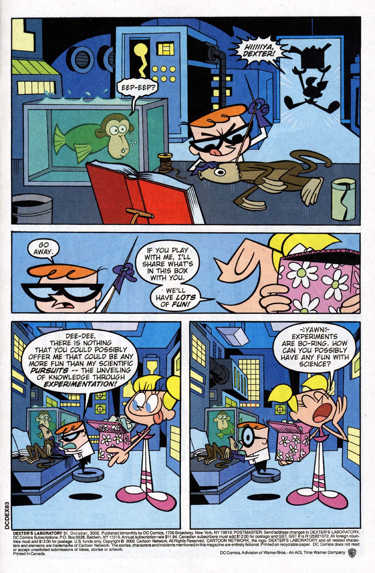 Read online Dexter's Laboratory comic -  Issue #31 - 2