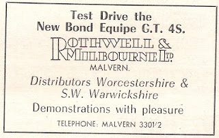 Rothwell & Milbourne of Malvern advert from Motor 14 November 1964