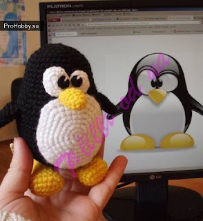 PATRON GRATIS PINGUINO TUX AMIGURUMI 36044