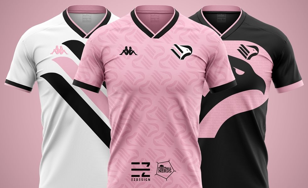Stunning SSC Palermo 1920 Concept Home, Away & Third Kits by EZ Design