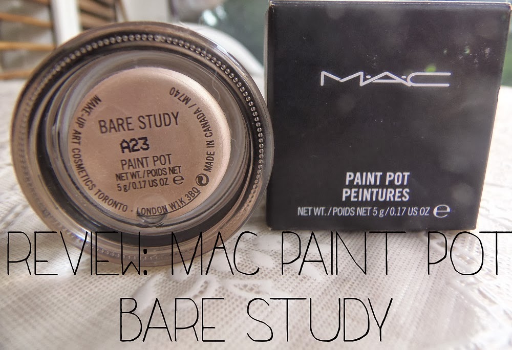 Blogable Beauty: Review: MAC Bare Study Paint pot