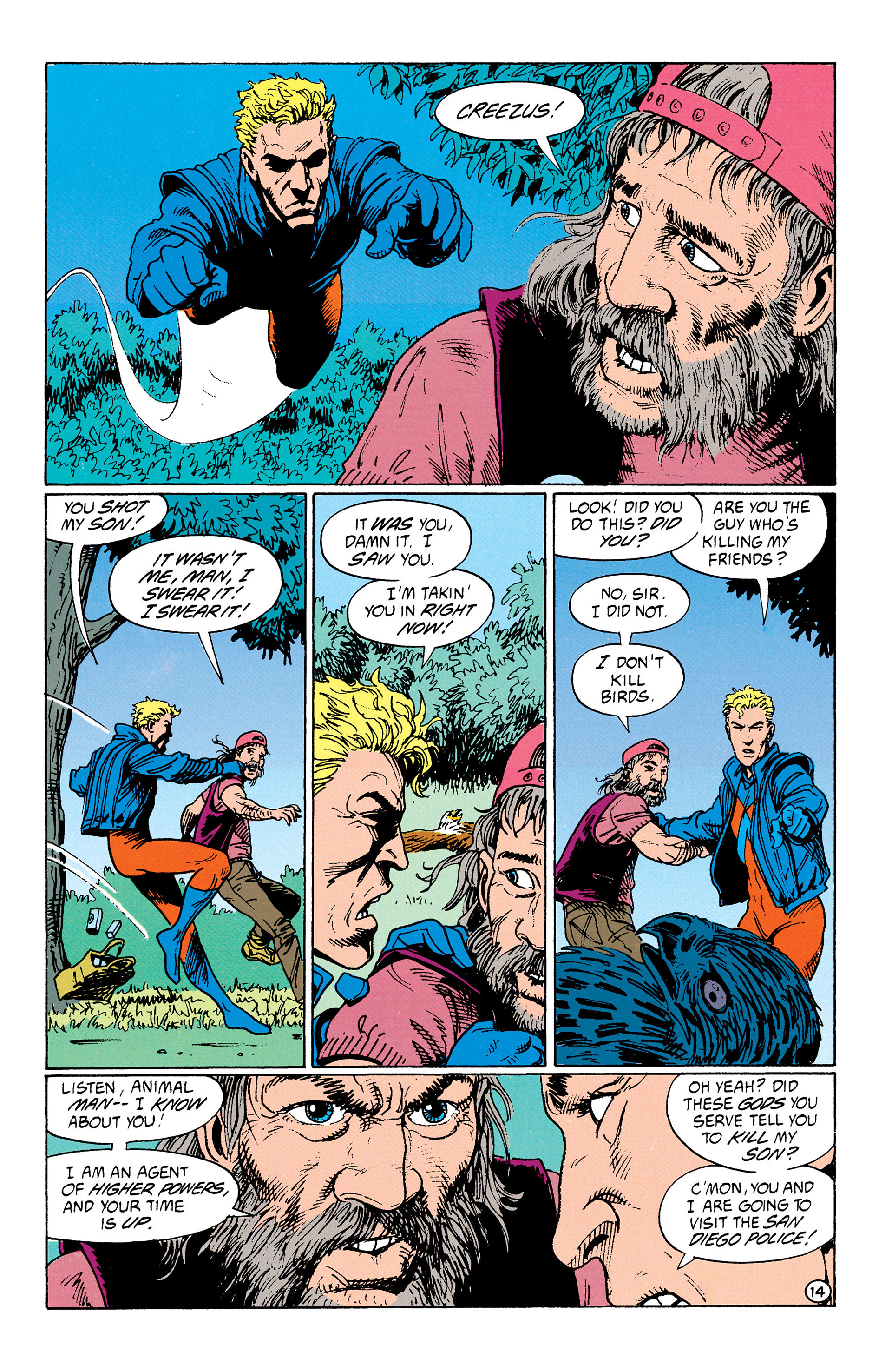 Read online Animal Man (1988) comic -  Issue #33 - 15