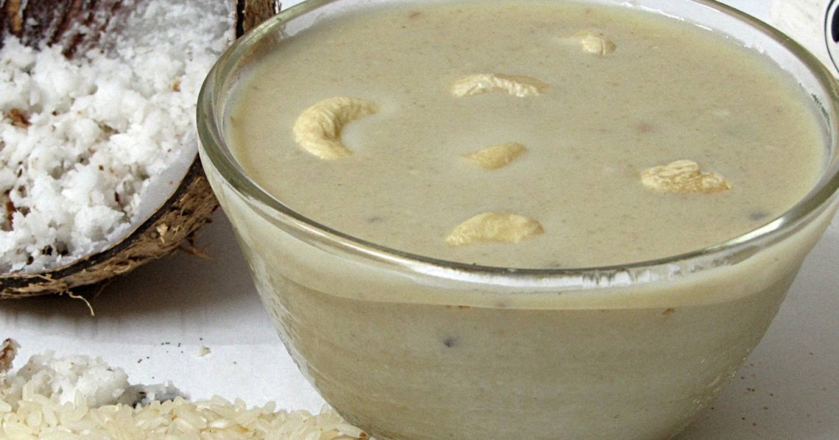 CoconutRice vella payasam