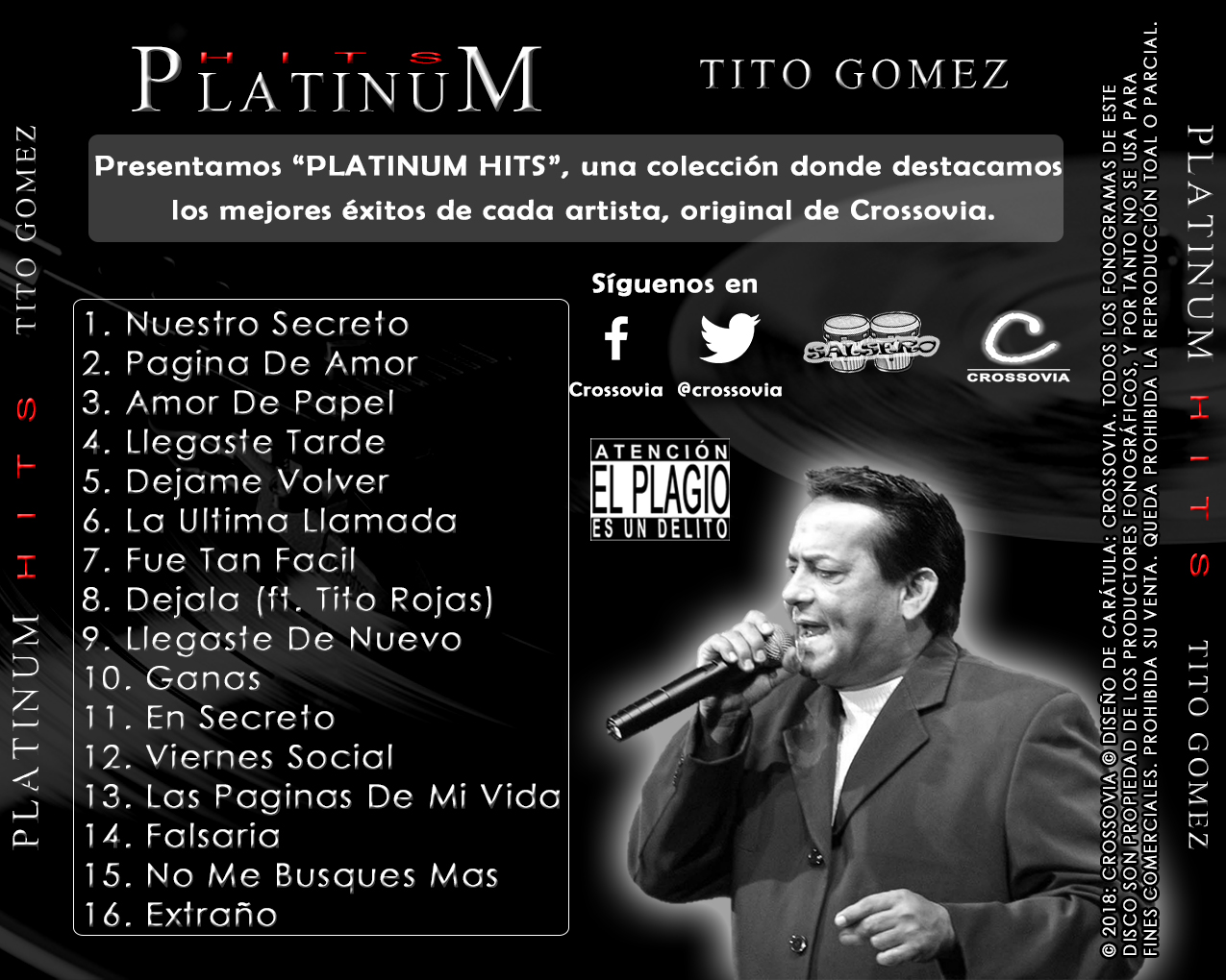 PLATINUM HITS TITO GOMEZ (2018) Crossovia