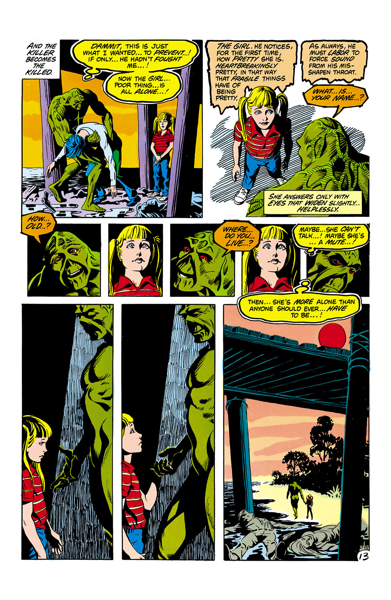 Read online Swamp Thing (1982) comic -  Issue #1 - 14