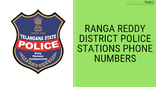 ranga reddy district Police Stations Phone Numbers