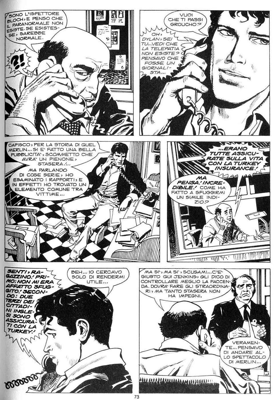 Read online Dylan Dog (1986) comic -  Issue #133 - 70