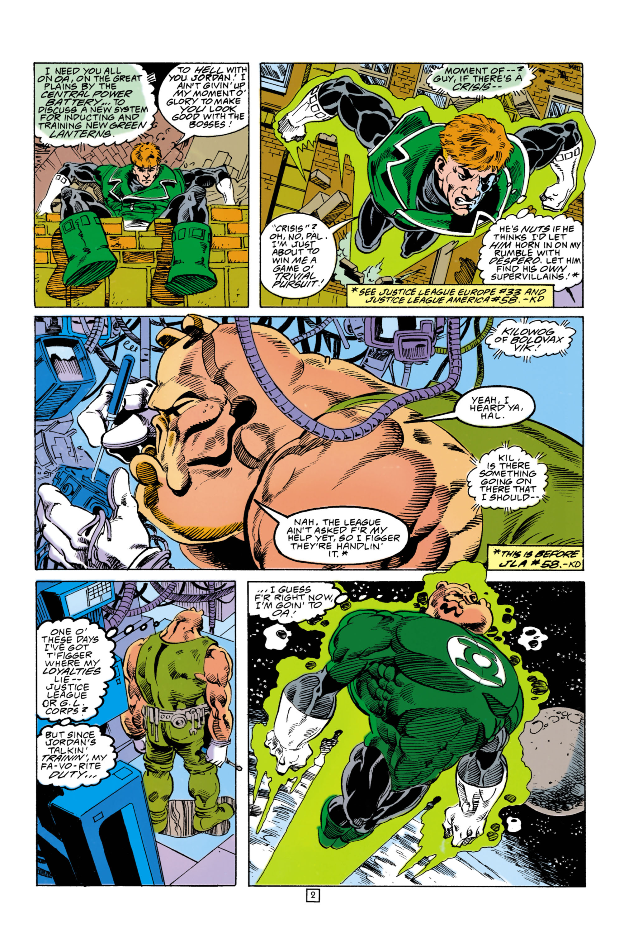 Read online Green Lantern (1990) comic -  Issue #20 - 3