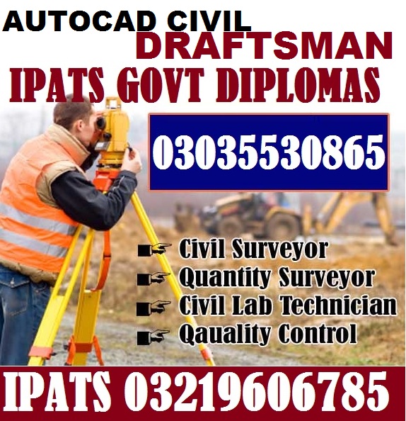 CIVIL LABORATORY TECHNICIAN Surveying Management Quantity Surveying Civil Drafting RawalpindiIPATS