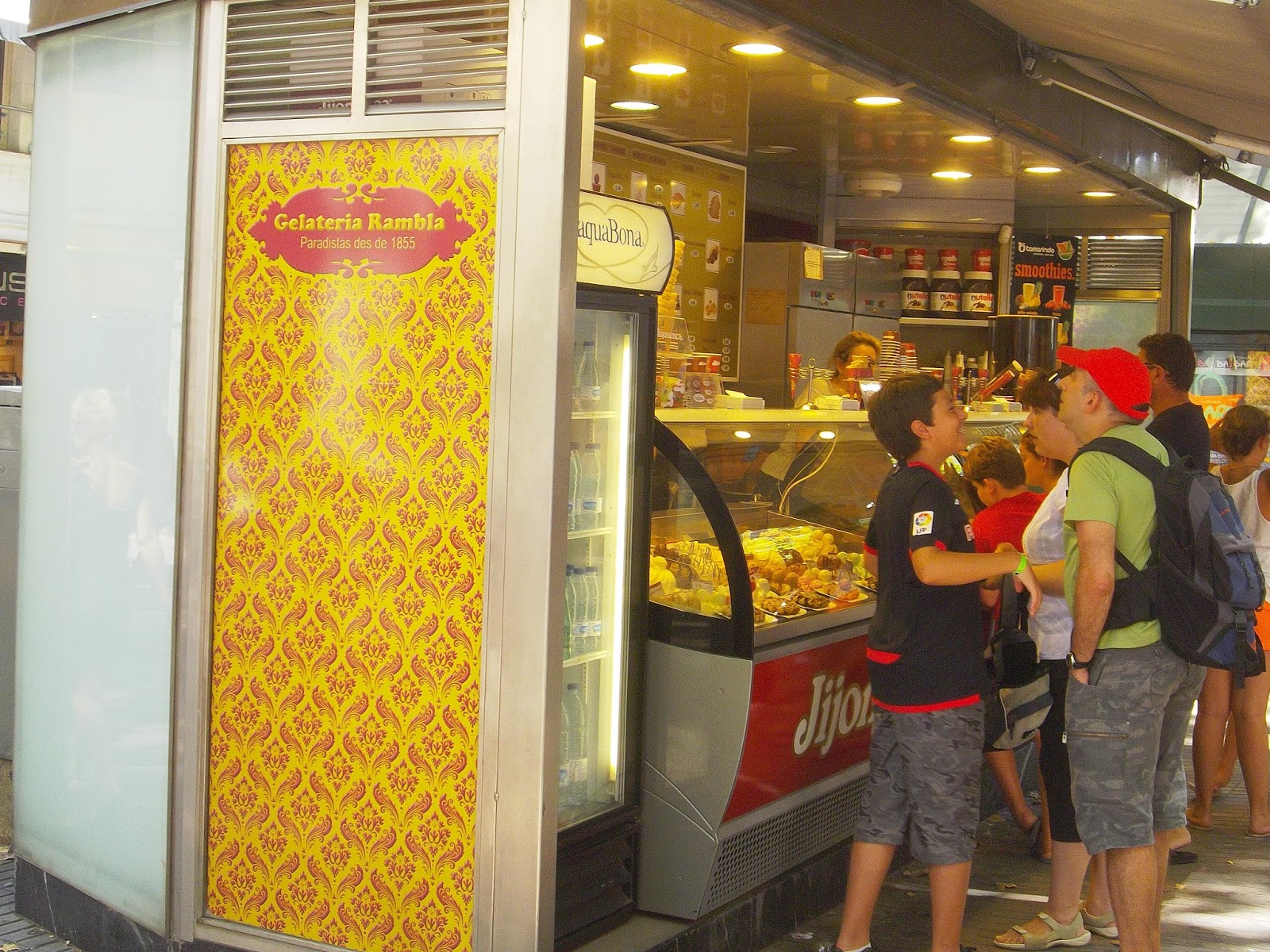Ice cream in Barcelona, Spain Life in Luxembourg