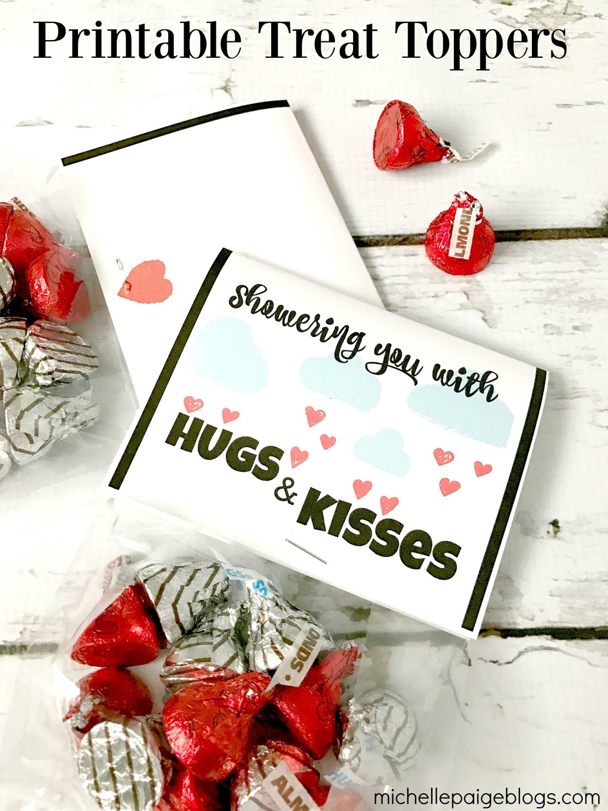 michelle paige blogs Showering You with Kisses Valentine Printable