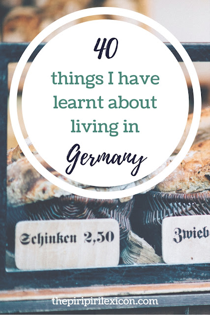 40 things I have learnt about living in Germany