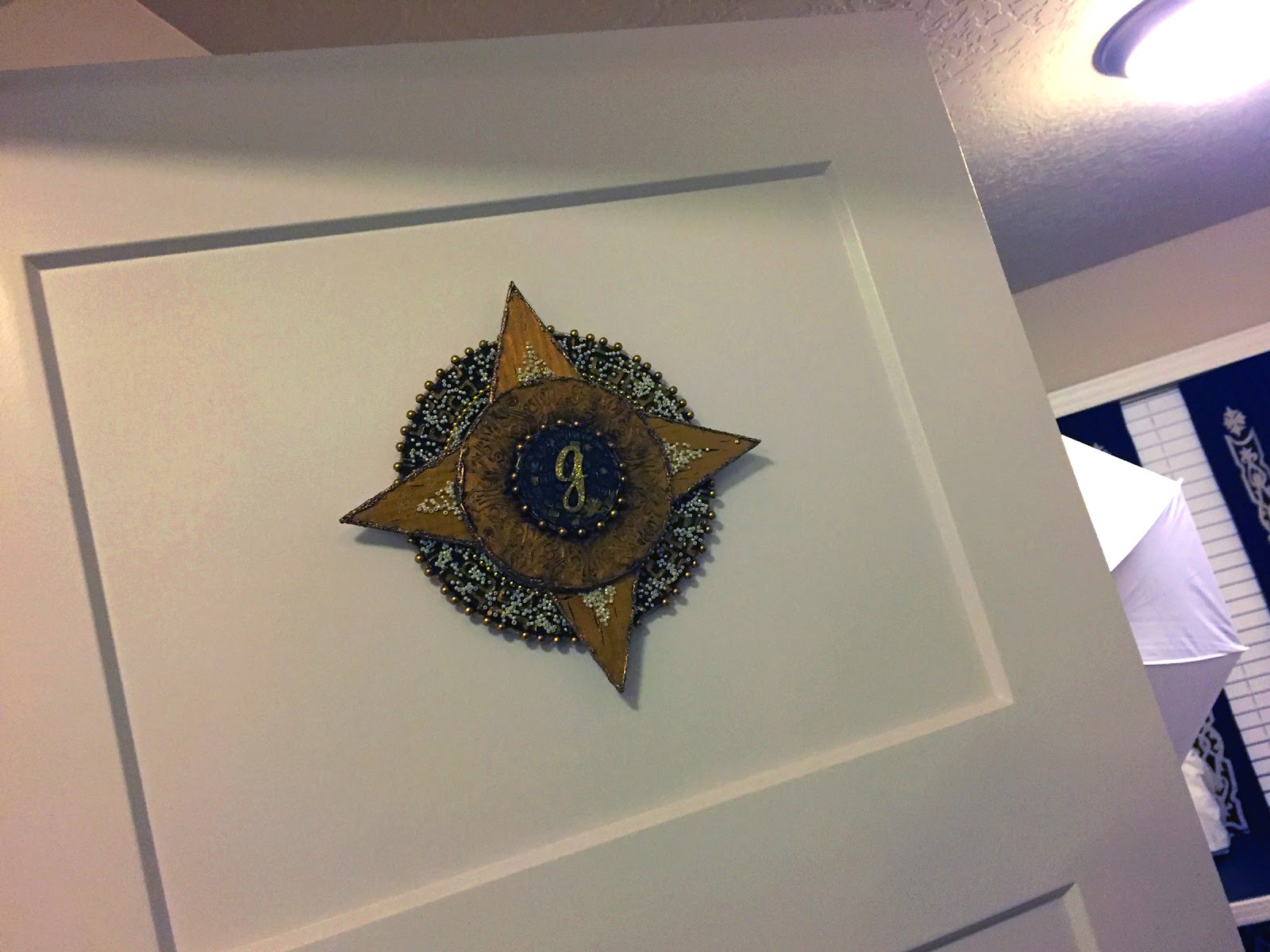 StencilGirl® Talk Gwen's Gems Stenciled Mixed Media Door Signs