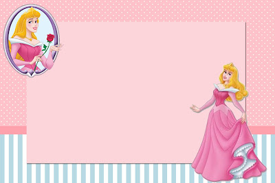 Bolo quadrado rosa - Topo Princesa Bela Adormecida