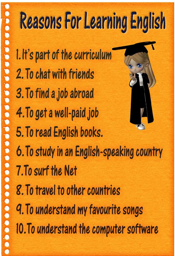 Reasons for learning English