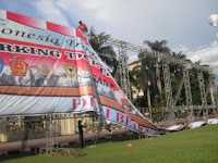 Sewa Backdrop Jakarta Backdrop Rigging Di Lapangan Bayangkara Jakarta Selatan
