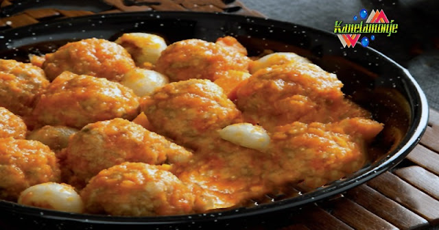 Albondigas en Salsa de Calabaza