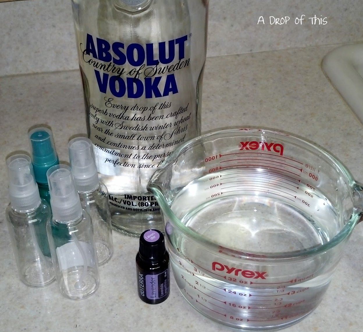 A Drop of This Favorite EO + Vodka = Custom Linen Spray