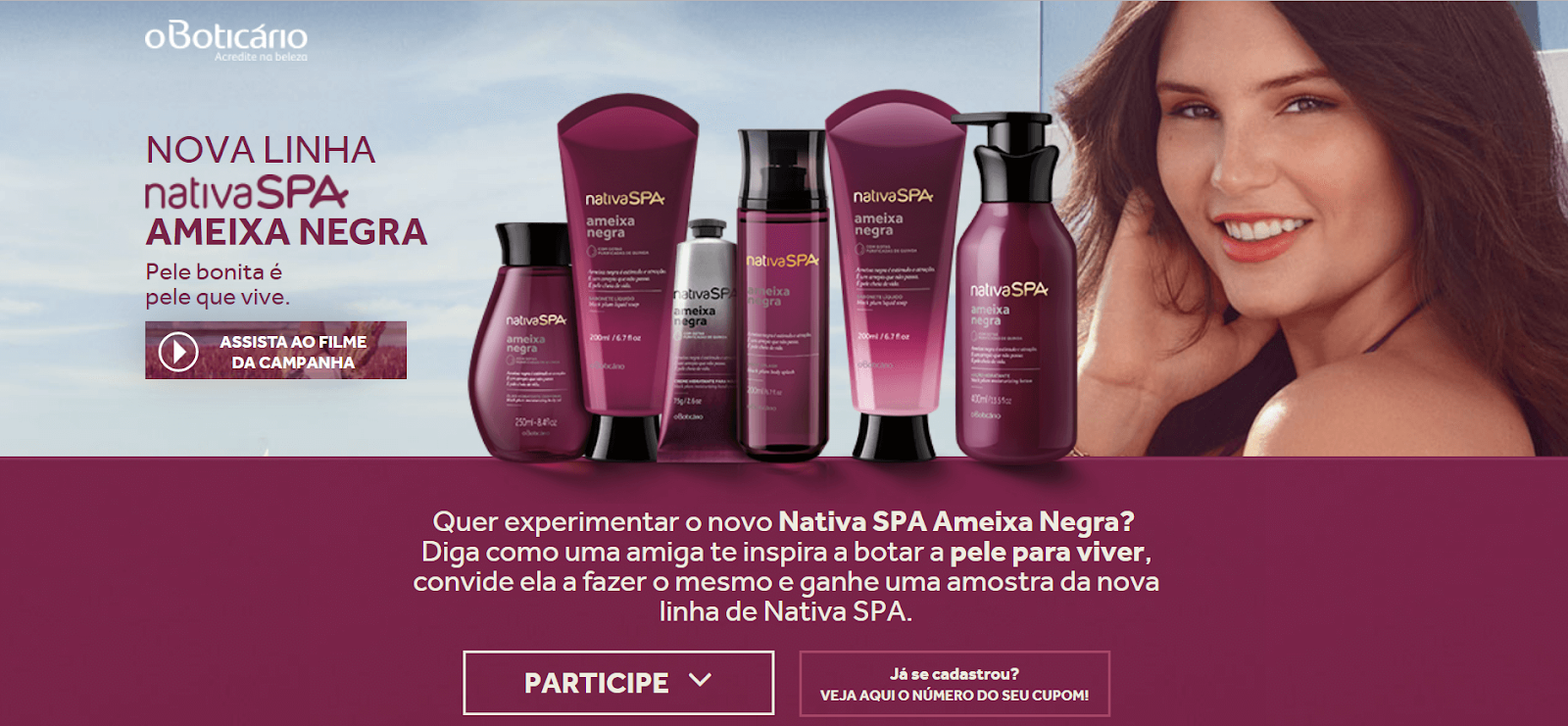 Nativa Spa Ameixa Negra O Boticário