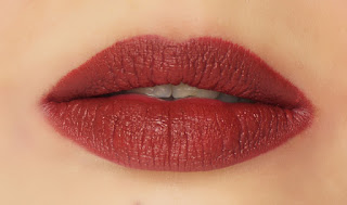 Sweet Touch Matte Lipstick in 727, Lipsticks, Lisptick review, Top 5 lipsticks of fall winter 2015, rusty brown lipstick, lips, pout, redalicerao, red alice rao, beauty, beauty blog, beauty blogger, top beauty blog