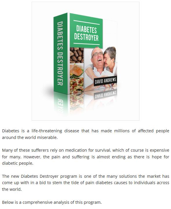 Diabetes Destroyer Pdf