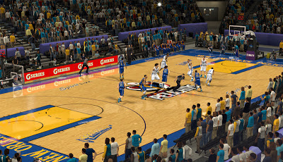 NBA 2K13 New Orleans Pelicans Court