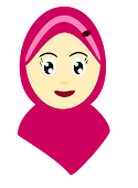^doodle muslimah Cik Bulat^