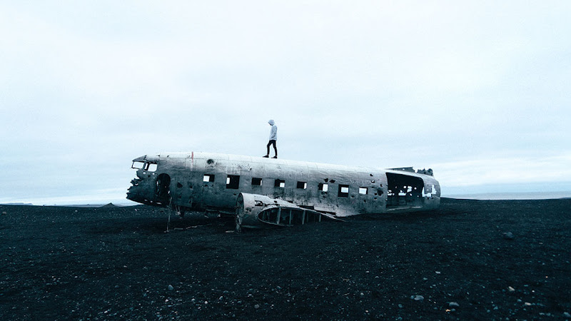 Abandoned aircraft airplane