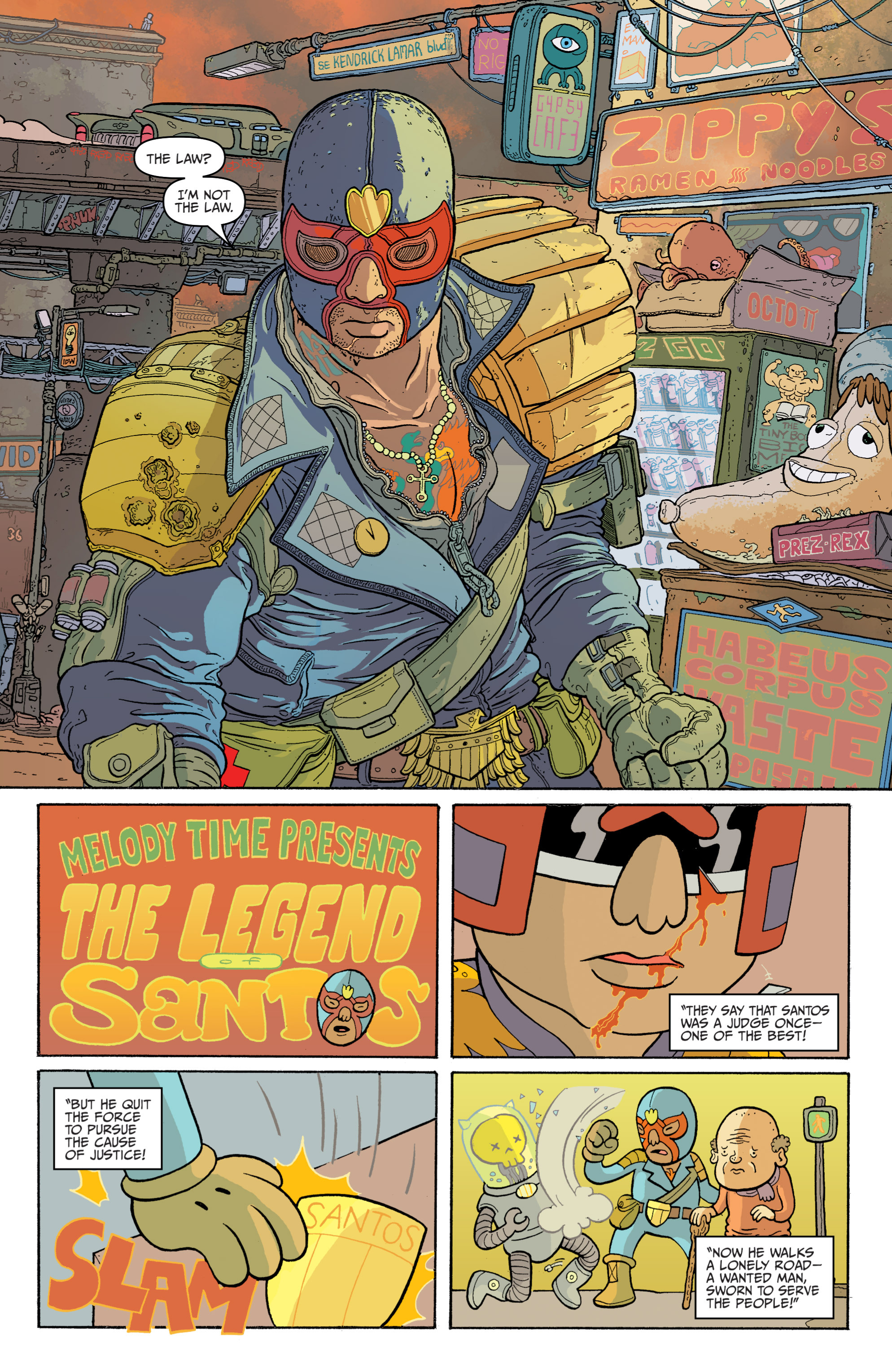 Read online Judge Dredd: Mega-City Two comic -  Issue #4 - 9