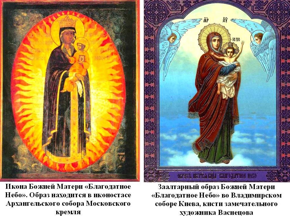 Икона божьей матери благодатное небо фото