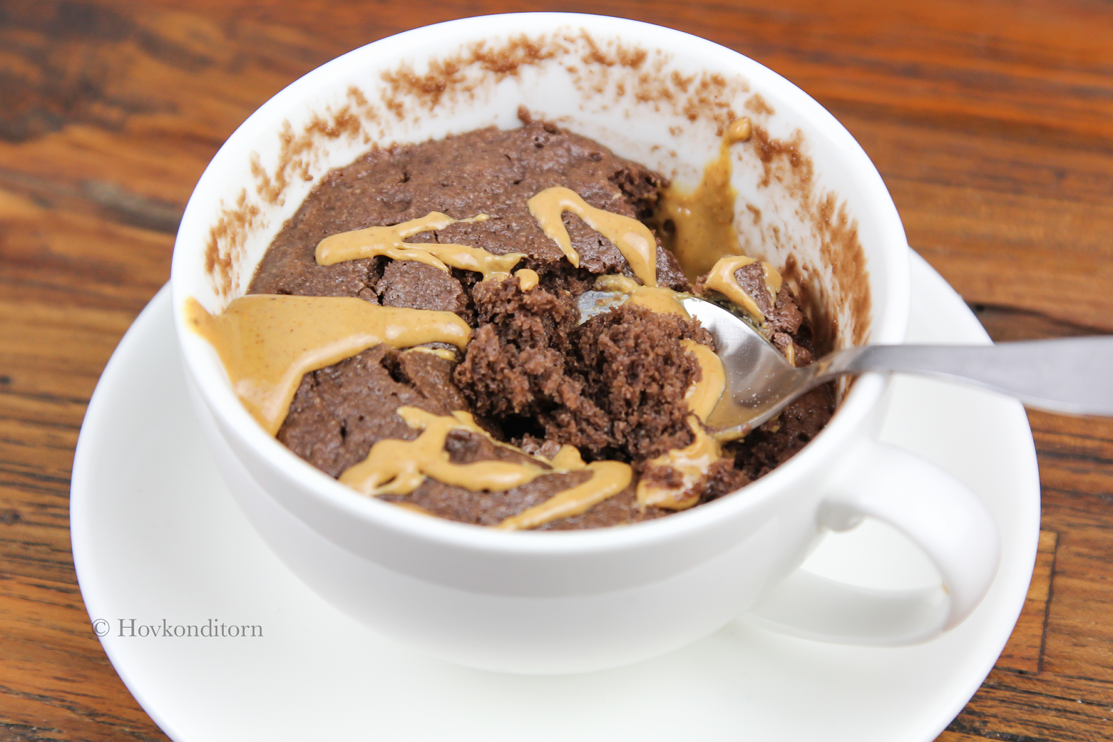Chocolate Caramel Mug Cake Sukrin